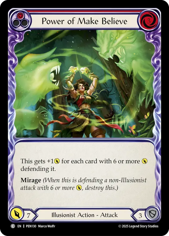 Power of Make Believe card image, pitch 1
