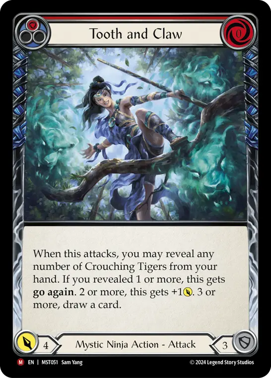 Tooth and Claw card image, pitch 1