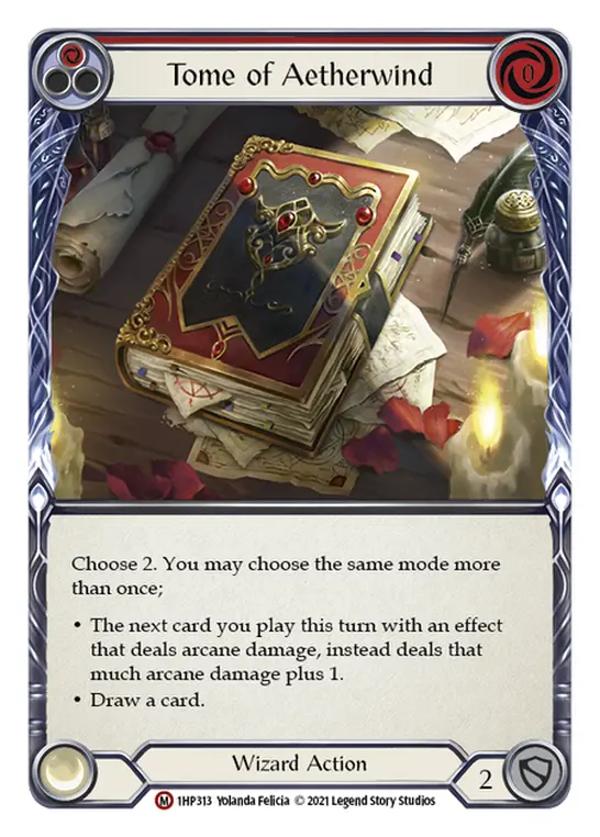Tome of Aetherwind card image, pitch 1