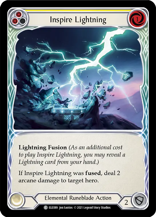 Inspire Lightning card image, pitch 2