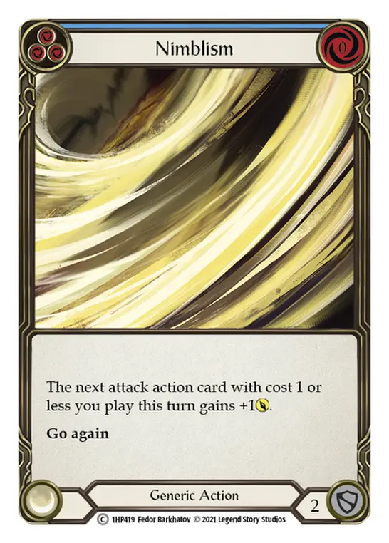 Nimblism card image, pitch 3