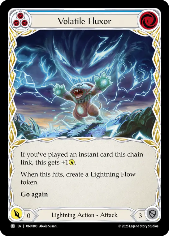 Volatile Fluxor card image, pitch 3