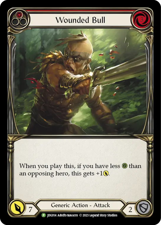 Wounded Bull card image, pitch 1