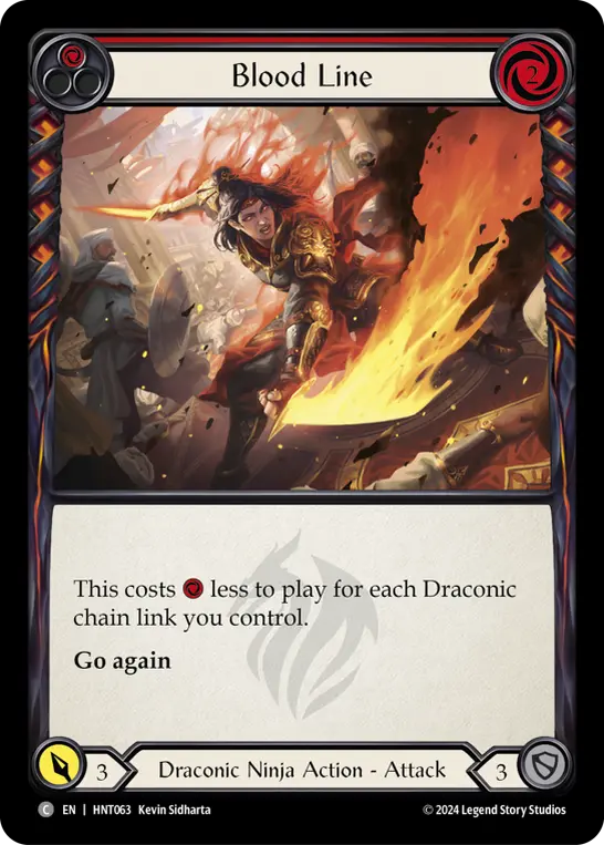 Blood Line card image, pitch 1