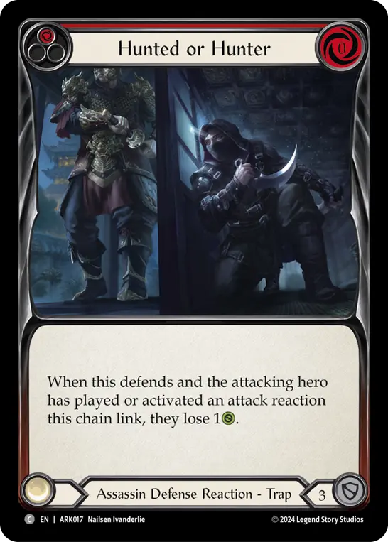 Hunted or Hunter card image, pitch 1