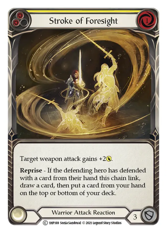 Stroke of Foresight card image, pitch 2