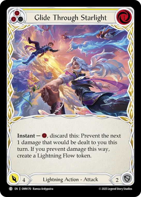 Glide Through Starlight card image, pitch 2