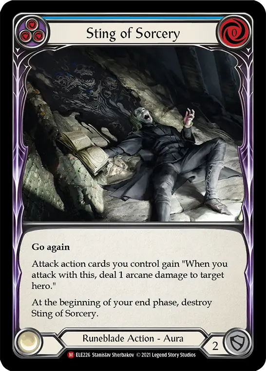 Sting of Sorcery card image, pitch 3