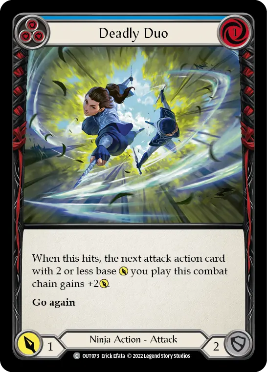 Deadly Duo card image, pitch 3