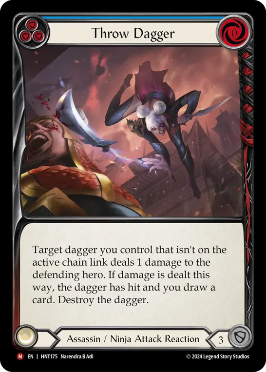 Throw Dagger card image, pitch 3