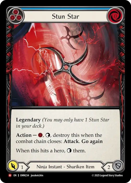 Stun Star card image, pitch 3
