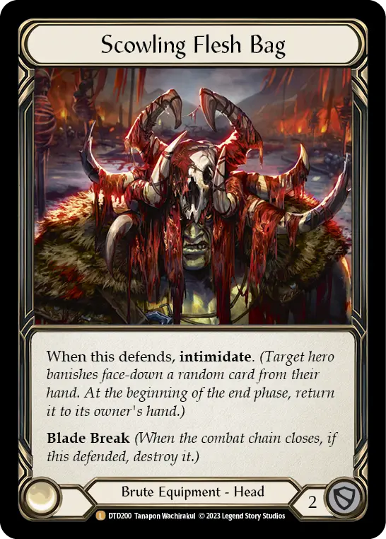 Scowling Flesh Bag card image