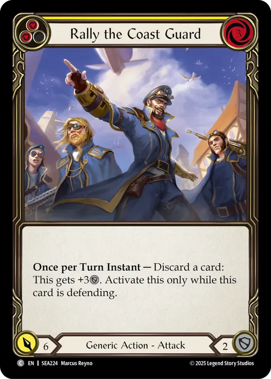 Rally the Coast Guard card image, pitch 2