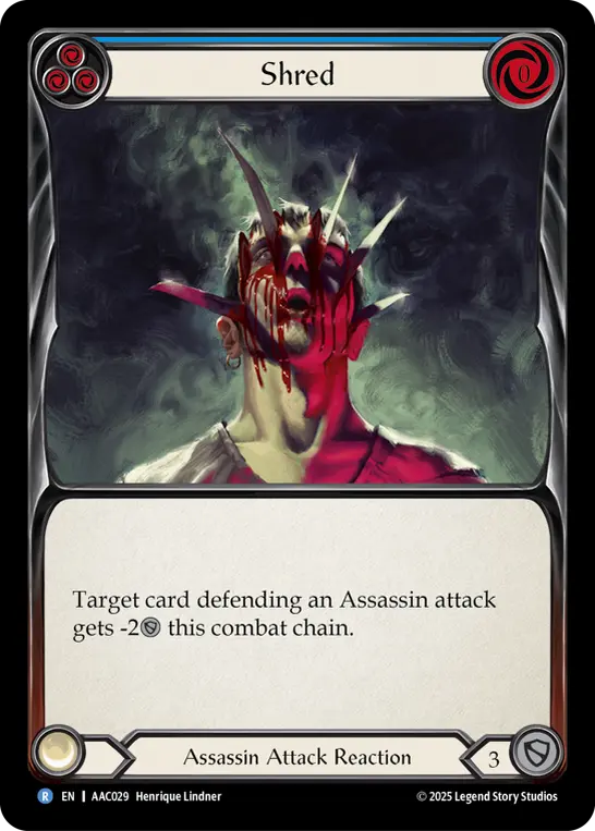 Shred card image, pitch 3