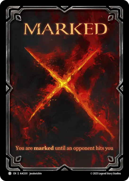 Marked card image