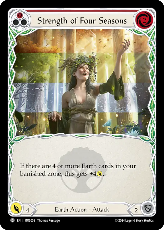Strength of Four Seasons card image, pitch 1
