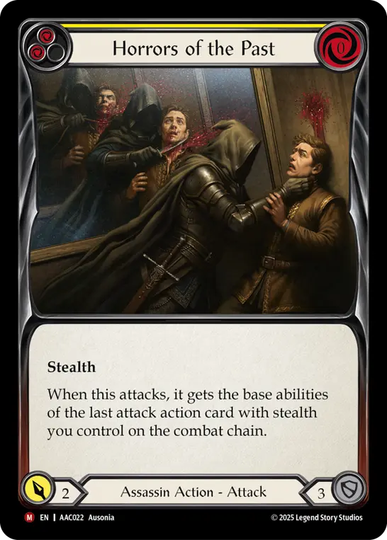 Horrors of the Past card image, pitch 2