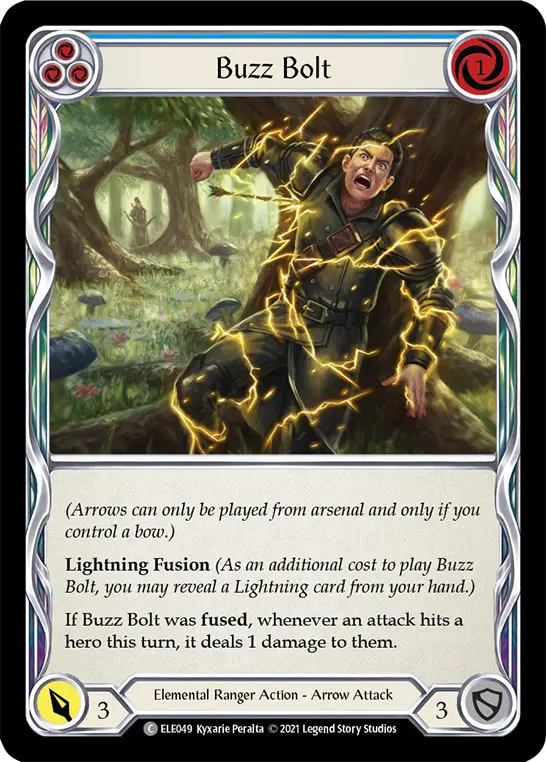 Buzz Bolt card image, pitch 3