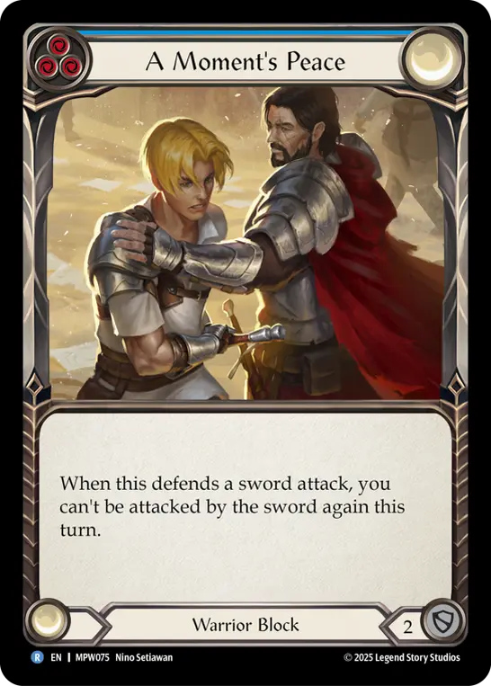 A Moment's Peace card image, pitch 3