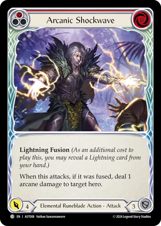 Arcanic Shockwave card image, pitch 1