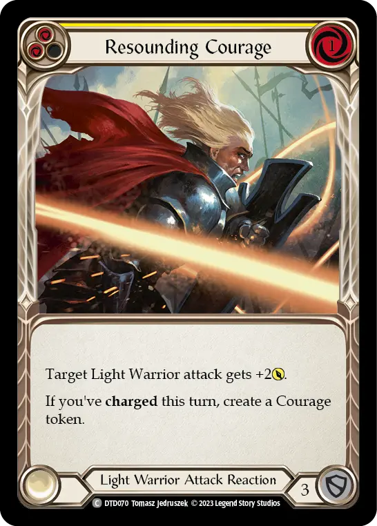 Resounding Courage card image, pitch 2