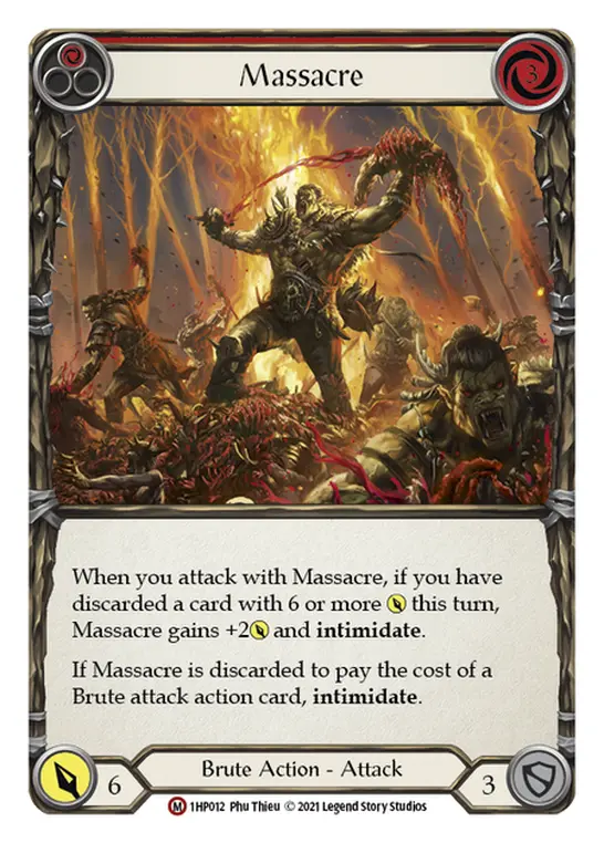 Massacre card image, pitch 1