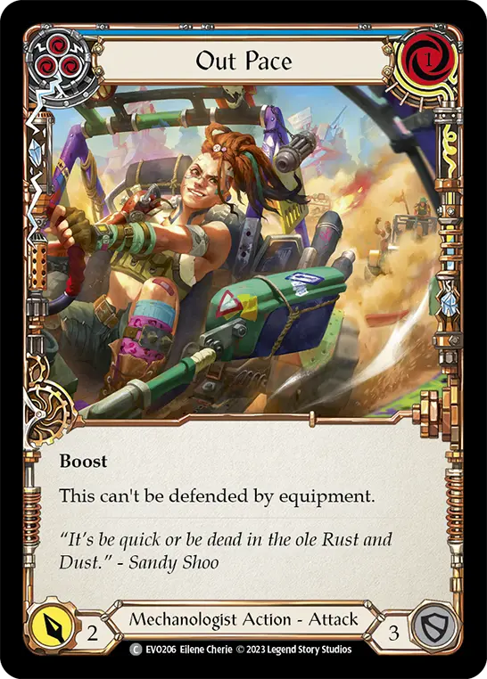 Out Pace card image, pitch 3