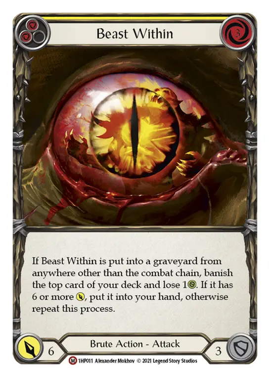 Beast Within card image, pitch 2