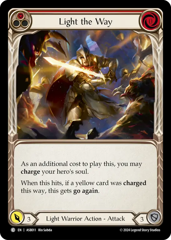 Light the Way card image, pitch 1