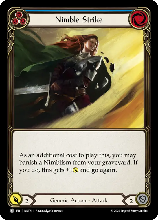 Nimble Strike card image, pitch 3