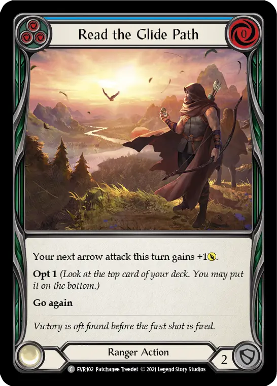 Read the Glide Path card image, pitch 3
