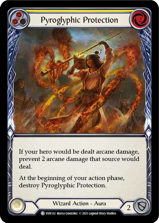 Pyroglyphic Protection card image, pitch 2