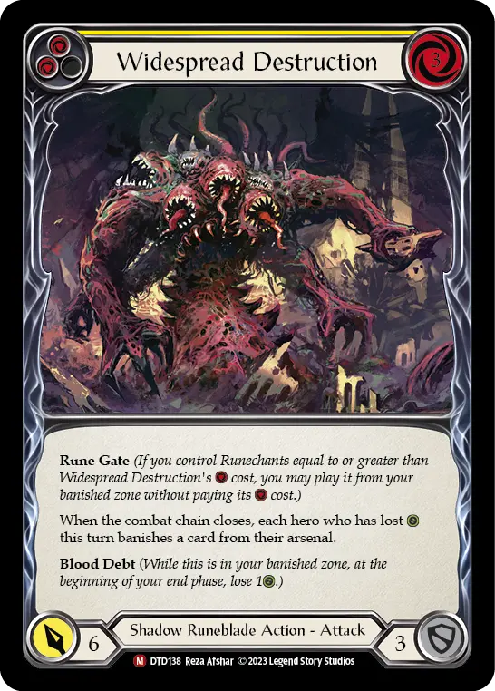 Widespread Destruction card image, pitch 2