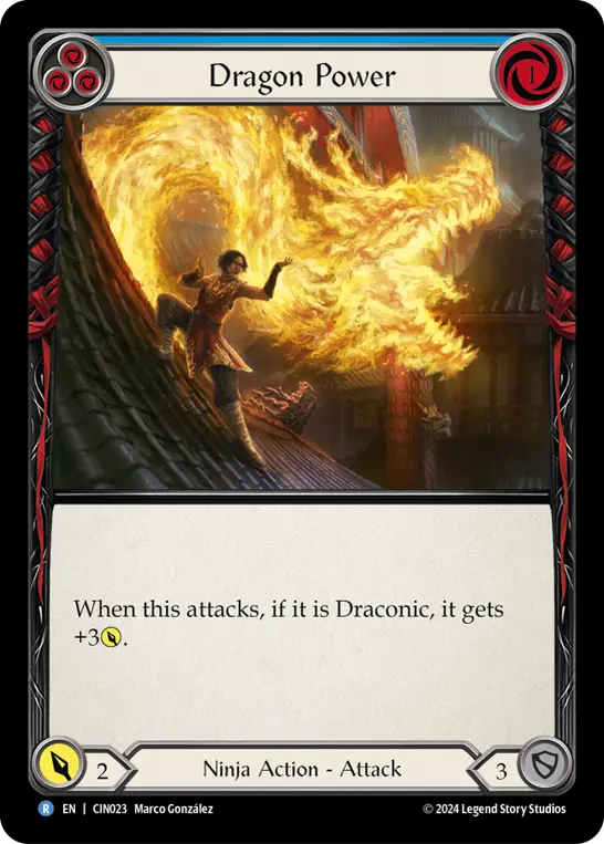Dragon Power card image, pitch 3