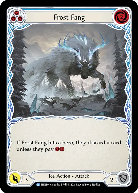 Frost Fang card image, pitch 3