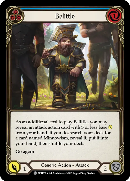 Belittle card image, pitch 3