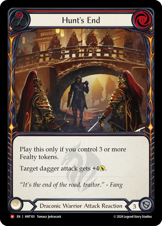 Hunt's End card image, pitch 1