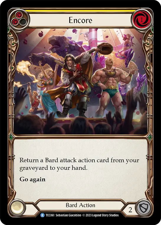 Encore card image, pitch 2
