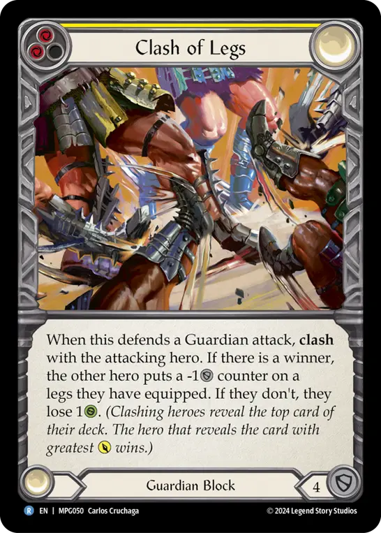 Clash of Legs card image, pitch 2