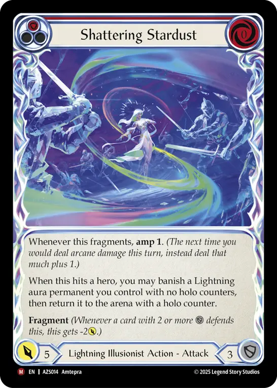 Shattering Stardust card image, pitch 1