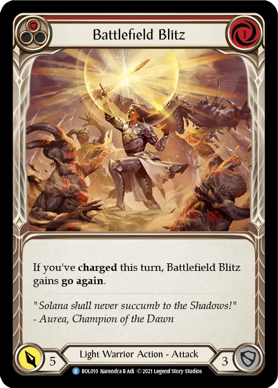 Battlefield Blitz card image, pitch 1