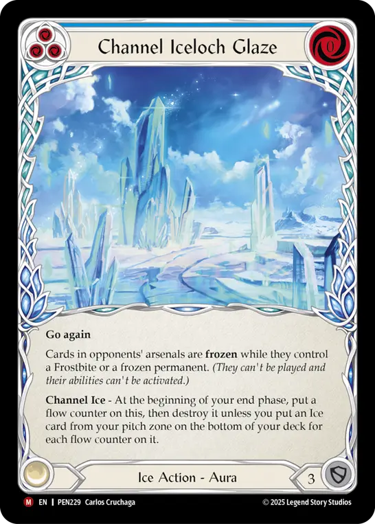 Channel Iceloch Glaze card image, pitch 3