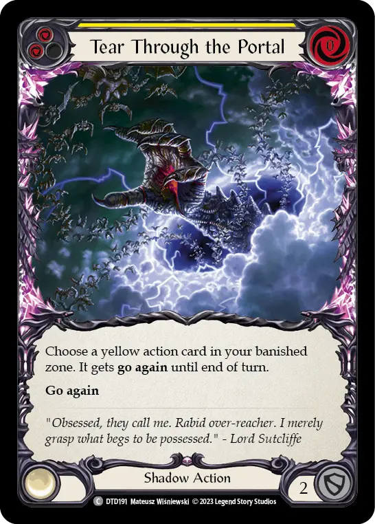 Tear Through the Portal card image, pitch 2