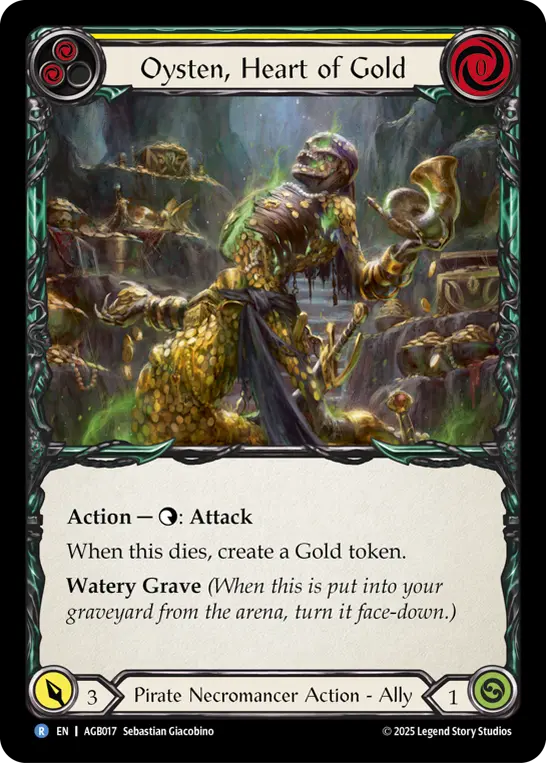 Oysten, Heart of Gold card image, pitch 2