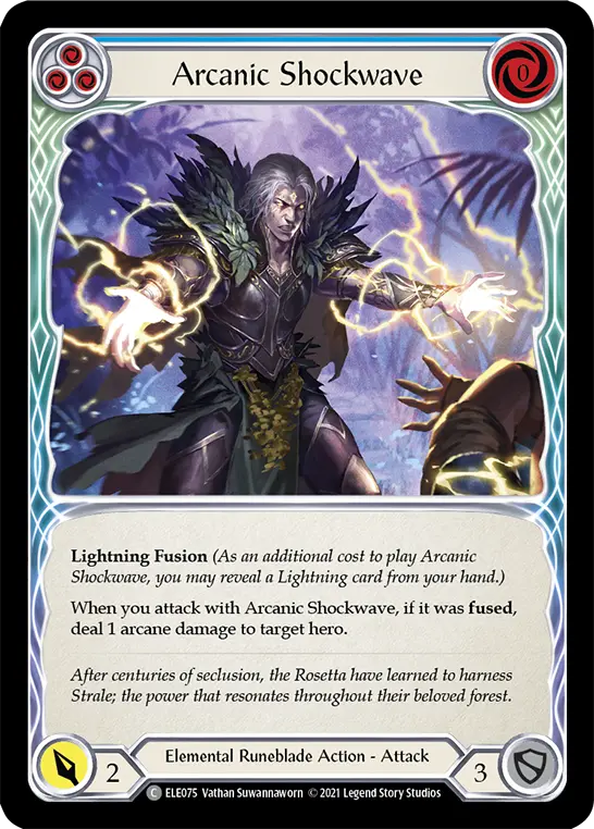 Arcanic Shockwave card image, pitch 3