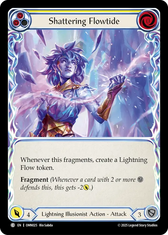 Shattering Flowtide card image, pitch 2