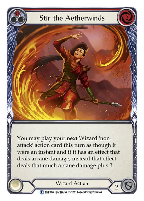 Stir the Aetherwinds card image, pitch 1