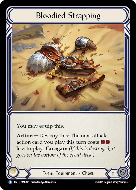 Bloodied Strapping card image