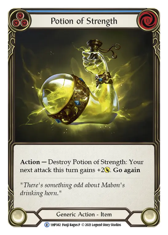 Potion of Strength card image, pitch 3