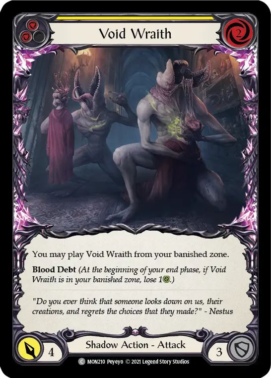 Void Wraith card image, pitch 2